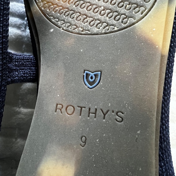 Rothy's The Square Mary Jane in Navy Blue Size 9 - Picture 2 of 2